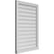 Ekena Millwork Vertical Surface Mount PVC Gable Vent w/ 2"W x 2"H , Brickmould Sill Frame, 26"W x 38"H GVPVE26X3803SN - alternate 3